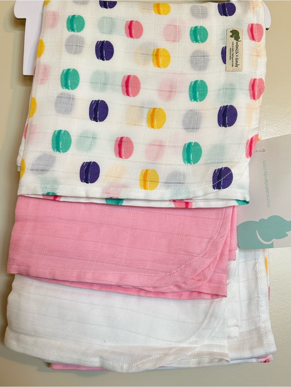 NWT Monica and Andy 3 Muslin Wraps